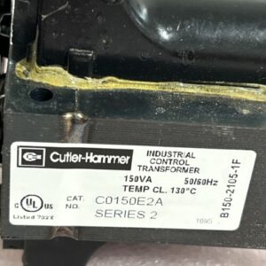 *Used*eaton cutler hammer control transformer C0150E2A + Warranty - Image 2