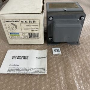 Edwards Signaling 88-50 Heavy Duty Power Transformers 50 watt 24 12 Volt - Image 1