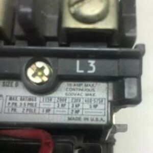 Allen Bradley 509-AOD Motor Starter 18A 600VAC Size 0 Warranty! Fast Shipping! - Image 3