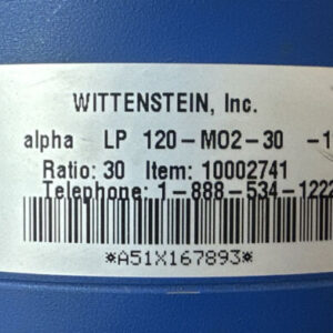 Wittenstein Planetary Gear Reducer Alpha LP 120-M02-30-111 30:1 Ratio + WARRANTY - Image 2