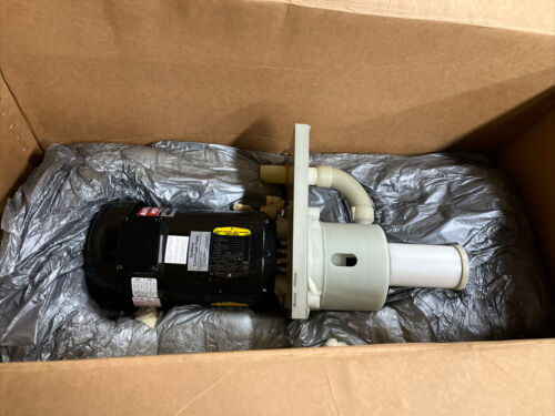 New Baldor Chemcut Sealless Centrifugal Pump P-24G 5HP 208-230/460 Warranty 🇺🇸 Main Image