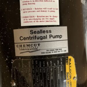 New Baldor Chemcut Sealless Centrifugal Pump P-24G 5HP 208-230/460 Warranty 🇺🇸 - Image 3