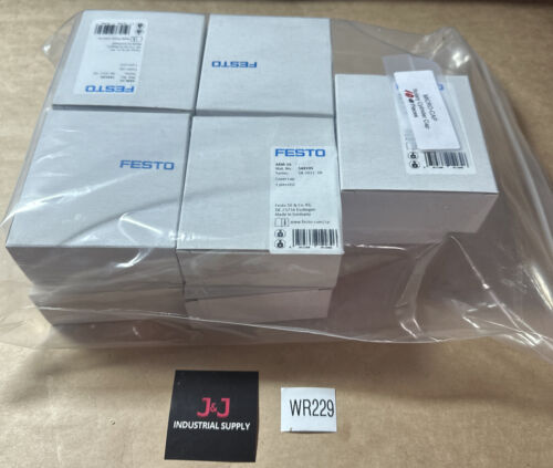 (10) NEW IN BOX- FESTO AKM-16 Rotary Cylinder Cap 549195 Cover Cap || WARRANTY Main Image