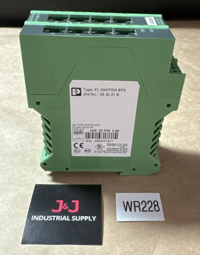 PREOWNED- Phoenix Contact FL Switch 8TX 2832218 24VDC Ethernet Module + WARRANTY Main Image