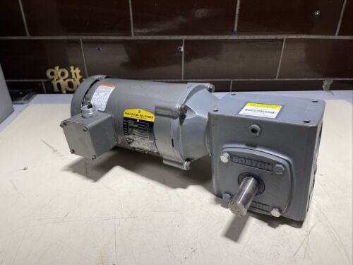 Boston Gear F721-20-B5-J Ratio 20:1 Baldor VM3546 1HP 208-230/460V ~ Warranty Main Image