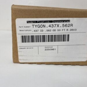 NIB Tygon ACF00032 Tubing,Clear,7/16 In. Inside Dia,50 Ft. Fast Shipping! - Image 3
