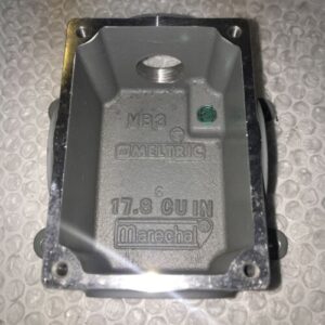 * NEW NO BOX MELTRIC METAL JUNCTION BOX 17.8 CU IN# - Image 5