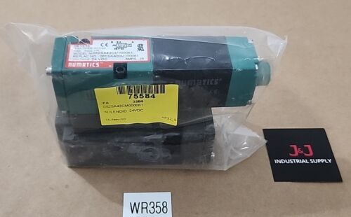 *FACTORY SEALED* Asco Numatics 082SA43CM000061 Solenoid Valve 24Vdc + Warranty! Main Image