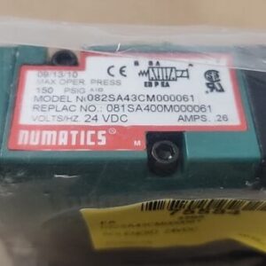 *FACTORY SEALED* Asco Numatics 082SA43CM000061 Solenoid Valve 24Vdc + Warranty! - Image 2
