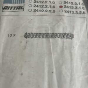 Rittal 2412.3.1.6, EMC Braided Ground Strap - NEW In Sealed Bag (qty. 10 In Bag) - Image 3