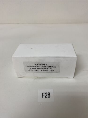Perkin Elmer N9302683 DIFFUSER-AUTOSYSTEM VIAL 100 Pack Fast Shipping! Main Image