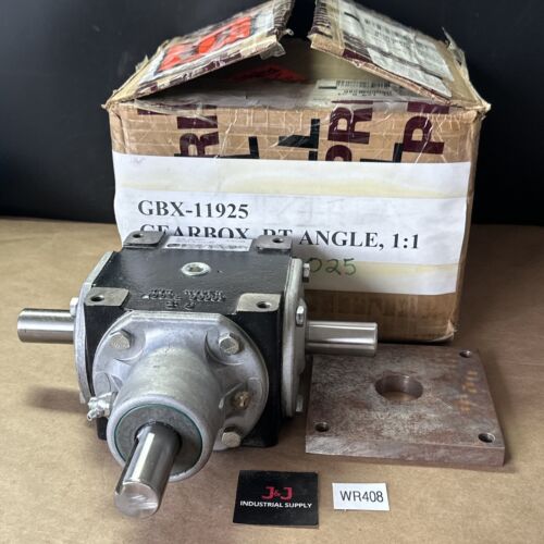NEW- Von Ruden 90002 40-57 E Bevel Gear Drive Speed Reducer 1" Shaft 1:1 Ratio Main Image