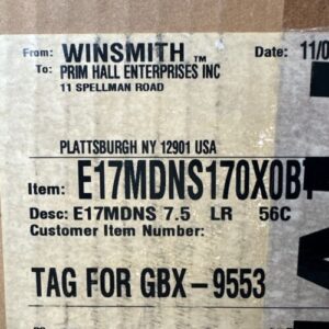 NEW IN BOX- Winsmith Gearbox E17MDNS170X0BT / E17MDNS 7.5 LR 56C || WARRANTY🇺🇸 - Image 2