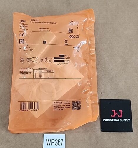 *FACTORY SEALED* IFM Effector IIKC015BASKG/M/US-104-DRS/2LED Sensor + Warranty! Main Image