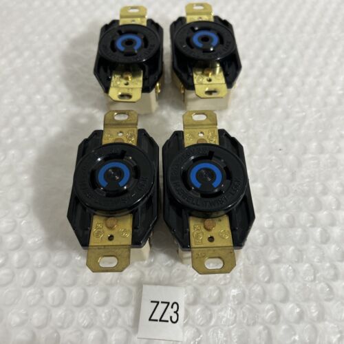 (4) Hubbell Twist Lock Receptacle (2)20A 120V,(2) 250V P/N?? Fast Shipping! Main Image