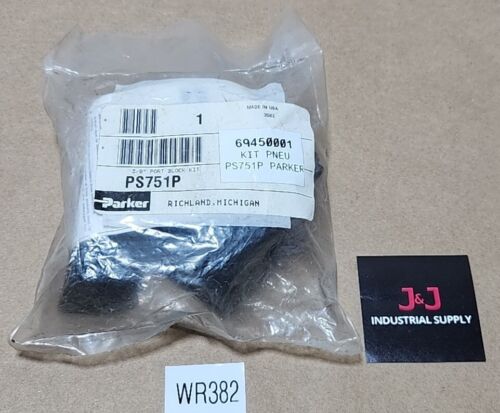 *NEW FACTORY SEALED* Parker PS751P 3/8" Port Block Kit 🇺🇸 Made + Warranty! Main Image