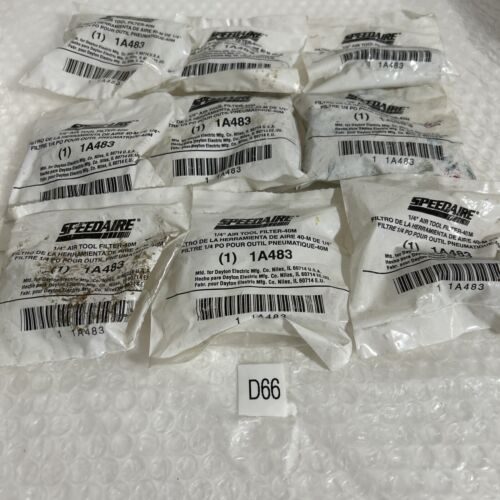(9) Speedaire 1A483 Air Tool Filter New In Sealed Factory Packaging + Warranty Main Image