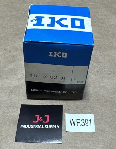 NEW OPEN BOX- IKO Nippon Bearing LBE40UUOP Linear Bearing | FAST SHIP & WARRANTY Main Image