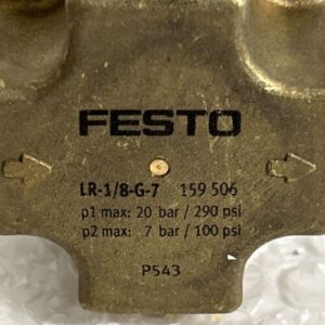 FESTO LR-1/8-G-7 NNB Fast Shipping!+ Warranty - Image 4