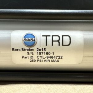 NEW NO BOX - Bimba TRD Pneumatic Air Cylinder CYL-9464722 2βX15β 250PSI Max πΊπΈ - Image 2