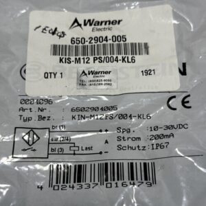 FACTORY SEALED- Bernstein KIN-M12PS/004-KL6 Proximity Sensor 10-30Vdc 200mA 🇺🇸 - Image 2