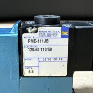 NEW SURPLUS INVENTORY- MAC VALVE 825C-PM-111JB-592 Solenoid Valve 150PSI 🇺🇸 - Image 3