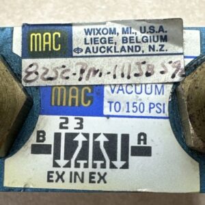 NEW SURPLUS INVENTORY- MAC VALVE 825C-PM-111JB-592 Solenoid Valve 150PSI 🇺🇸 - Image 8