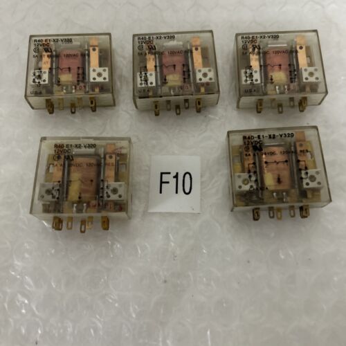 POTTER & BRUMFIELD R40-E1-X2-V320 RELAY (LOT OF 5) + Warranty Main Image