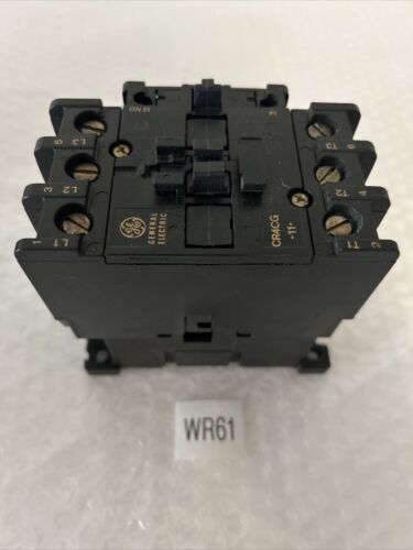 GENERAL ELECTRIC CONTACTOR CR4CG 3 POLE FAST SHIPPING!+ WARRANTY Main Image