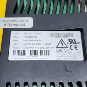 *PARTS/REPAIR* Baldor FMH2A03TR-EN23 MicroFlex Servo Drive 3A 105-250Vac 50/60Hz - Image 5