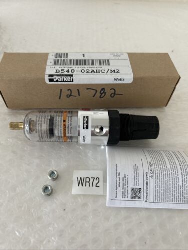 PARKER B548-02AHC M2 INTEGRAL FILTER/REGULATOR 1/4” +WARRANTY Main Image