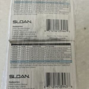 (2) Sloan A-38-A &(1) A-37-A Urinal Repair Kits NIB Fast Shipping! + Warranty - Image 9