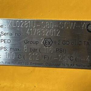 NEW NO BOX - HYTORK-281 XL0281U-S80-SCW-Y00 Actuator Tufline 4β 811-ST2-1 Valve - Image 2