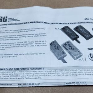 *NEW SURPLUS* OMRON STI MA-21DPC15 Safety Switch W/ 15m Cable 44507-0360 🇺🇸 - Image 5