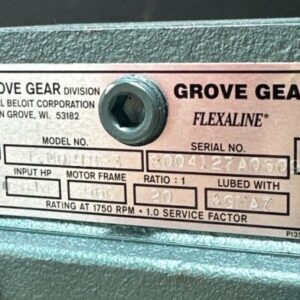 NEW NO BOX- Grove Gear TMQ218-3 Worm Speed Reducer 20:1 Ratio 0.814Hp @ 1750 RPM - Image 2