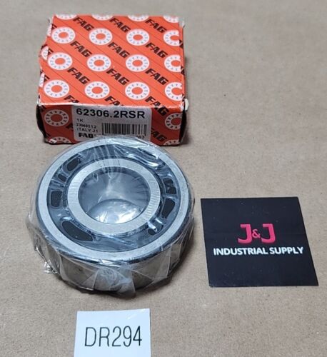 *BRAND NEW* FAG 62306.2RSR Deep Groove Ball Bearing 30mm ID 72mm OD + Warranty! Main Image
