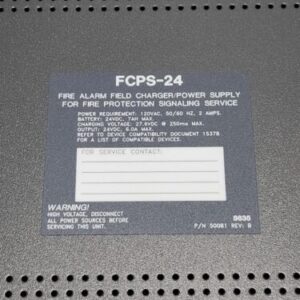 *NEW SURPLUS* Notifier FCPS-24 Fire Alarm Enclosure  [NO MAIN BOARD] + Warranty! - Image 2