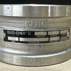 NEW OPEN BOX - Crane 3β 3G15CPF-9 Duo-Chek II Wafer Check Valve 316SS CWP-275PSI - Image 6