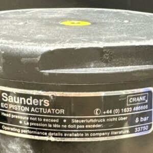 NEW - Saunders 33750 EC Piston Actuator W/ Saunders 4-62015-2-1 1.50β Valve πΊπΈ - Image 2