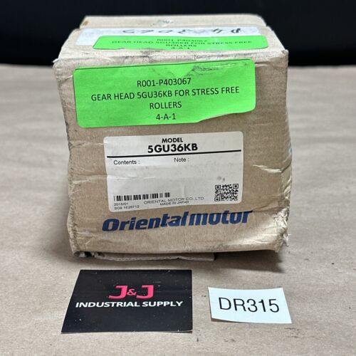 NEW IN FACTORY PACKAGING- Oriental Motor 5GU36KB Gear Head FAST SHIP & WARRANTY Main Image
