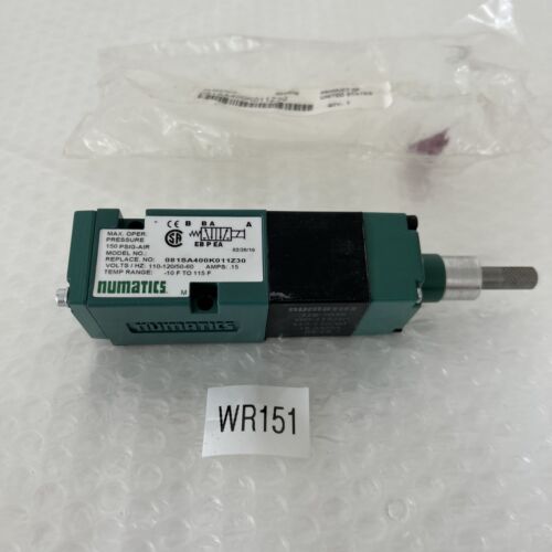 Numatics 081SA400K011Z30 Solenoid Valve 150 PSI NNB Fast Shipping! +Warranty Main Image