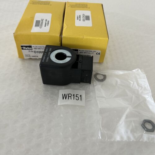 (2) Parker D100P3 Solenoid NIB (1) Sealed Fast Shipping!+ Warranty Main Image