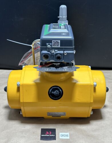 NEW- Fisher Emerson QS0350-U06STACW Actuator W/ DCV2000 Fieldvue Positioner 🇺🇸 Main Image