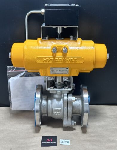 NEW- PMV P5 Valve Positioner + Hytork XL0186U-S80-SCW-Y00 + 2β 150 CF8M Valve Main Image