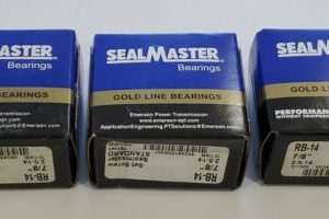 *NEW/SEALED* LOT OF 3 SEAL MASTER RB-14 7/8" BORE BALL INSERT BEARING + WARRANTY - Image 6