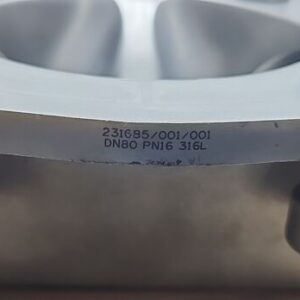*PREOWNED* CRANE Saunders 231685/001/001 Diaphragm Valve 3" DN80 PN16 + Warranty - Image 4
