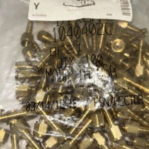 (100) 1040402C Dixon Valves 1/4" Hose ID x 1/8" FEMALE NPTF Brass Barb Fitting - Image 5