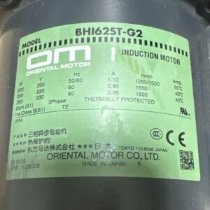 NEW OPEN BOX - Oriental Motor BHI62ST-G2 Induction Motor 230V 1600RPM TE 🇺🇸 - Image 5