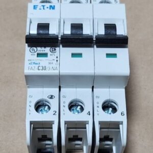 *NEW* Eaton FAZ-C30/3-NA Citcuit Breaker 30A C 3Pol 480Y/277VAC 102253 +Warranty - Image 2