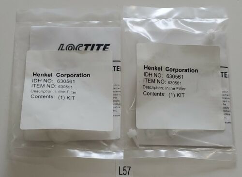 *NEW* LOT OF 2 Loctite 984650 Air Inline Filter Kit Henkel 630561 + Warranty! Main Image